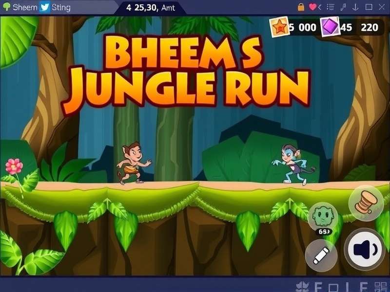 How to Play Bheem S Jungle Run Bheem S Jungle Run Gameplay Mechanics