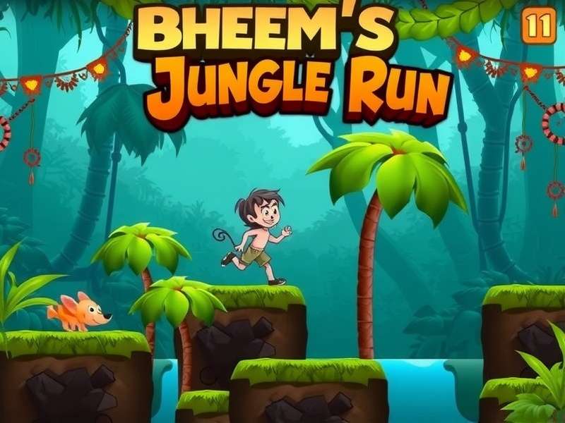 Bheem S Jungle Run in Action Bheem S Jungle Run Gameplay